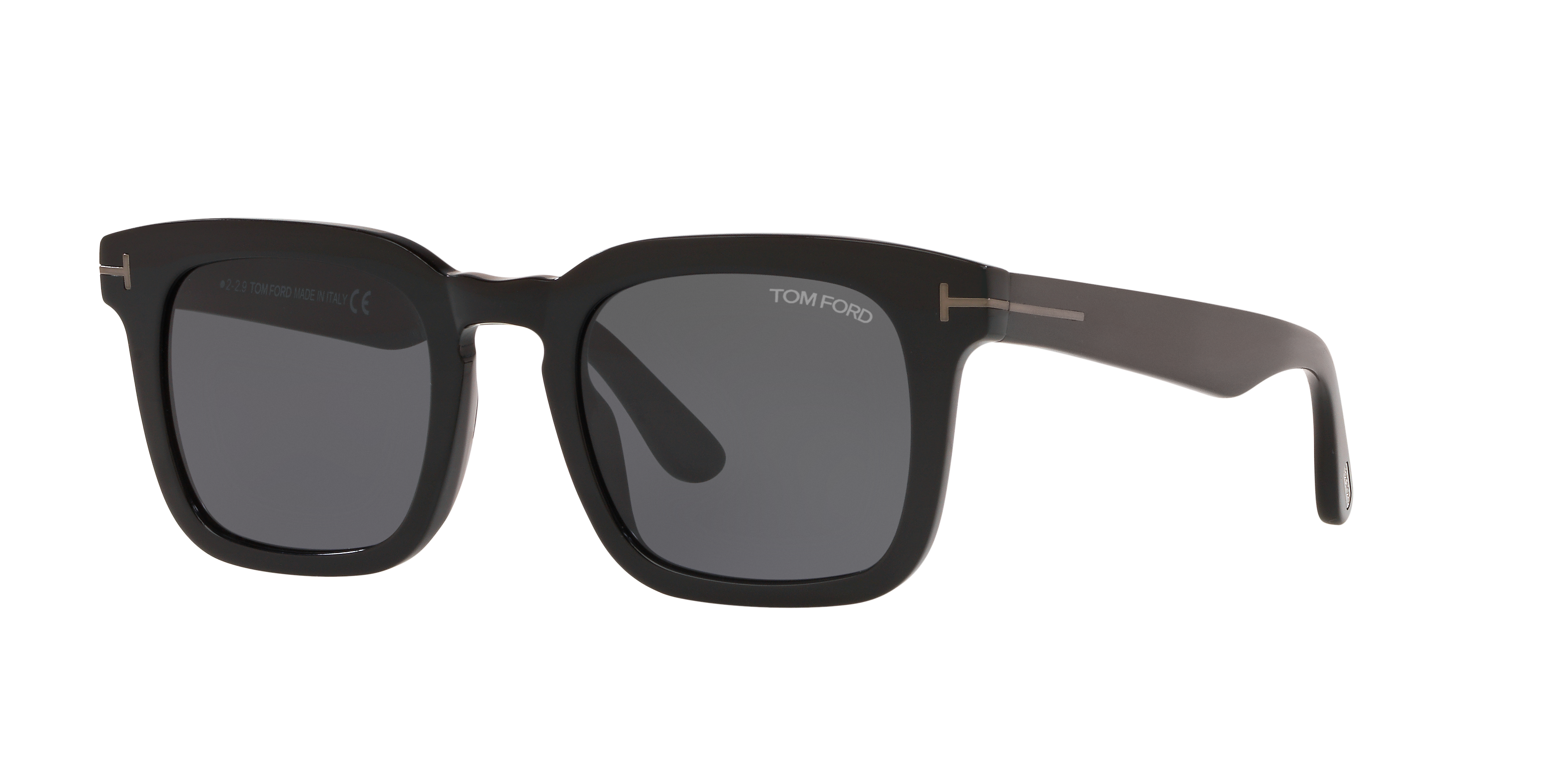 Tom Ford FT0751-N S (50 - 22) with Grey lenses and Black frame