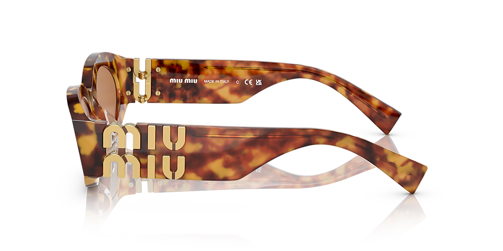 Miu Miu MU 11WS XL (54 - 21) with Brown lenses and Tortoise frame