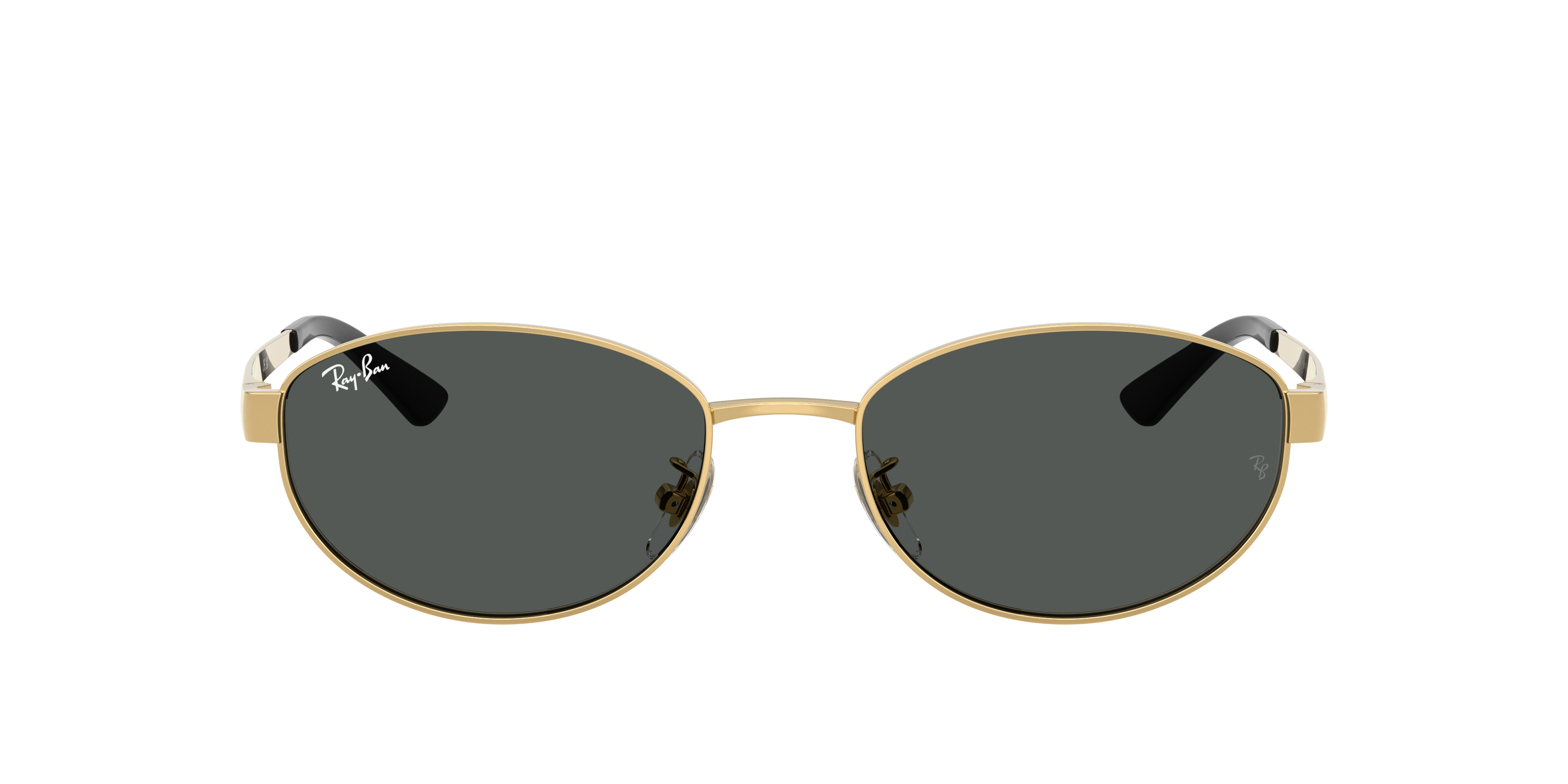 Ray-Ban p ゴールドフレーム サングラス Ray-Ban RB3774D L (55 - 19) with Grey lenses and Gold frame