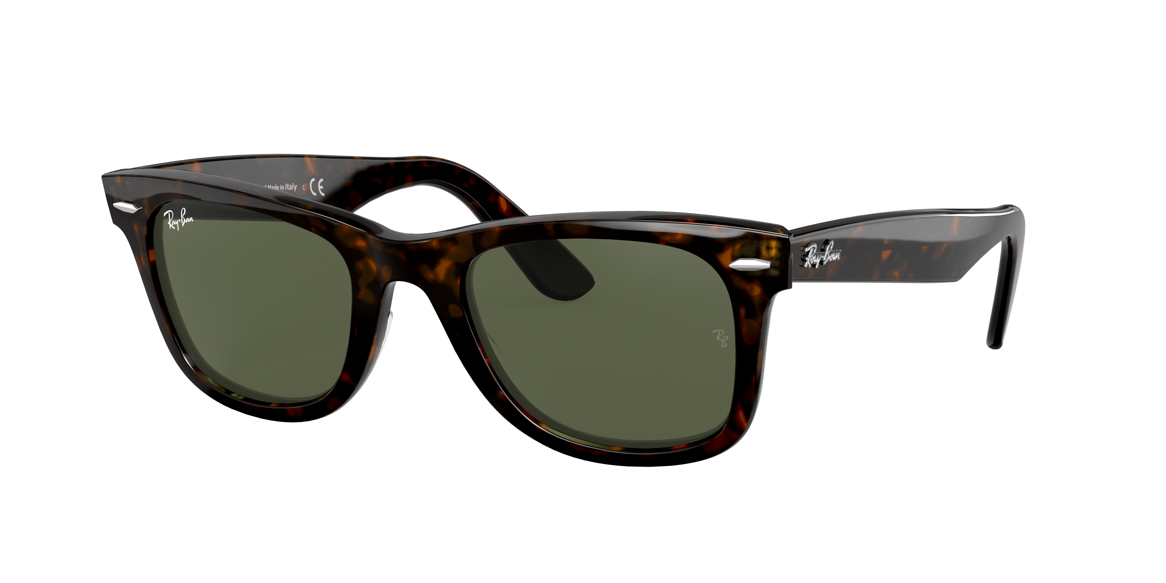 Ray-Ban Original Wayfarer Classic L (52 - 22) with Green lenses