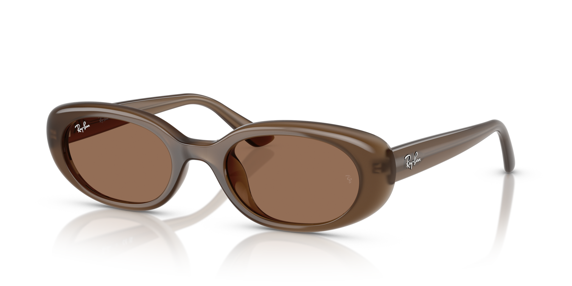 小物 Ray-Ban RB4441D BIO BASED ASIAN FIT Ray-Ban RB4441D Bio-Based L (53 - 21) with Brown lenses and Brown