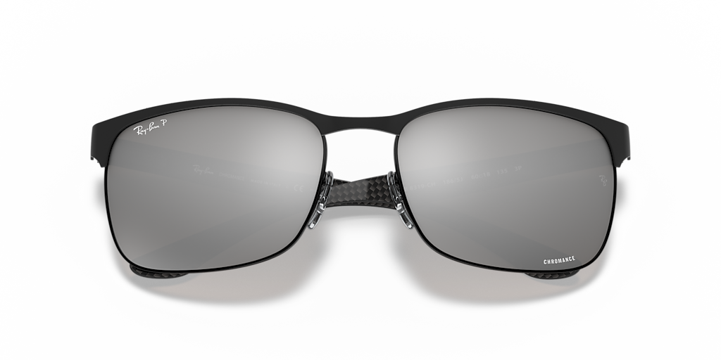 Ray-Ban RB8319 Polarized+ Lenses XL (60 - 18) with Silver lenses
