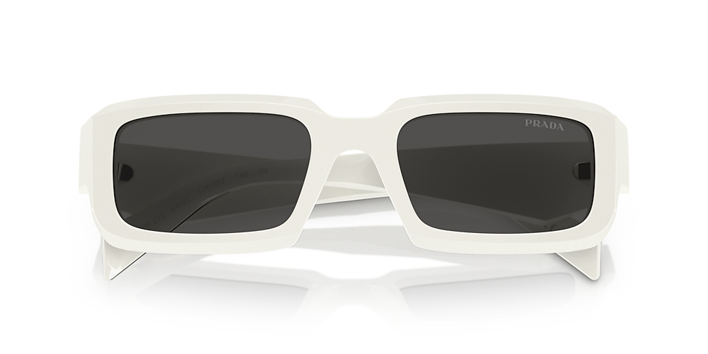 Prada PR 27ZS L (54 - 21) with Grey lenses and White frame