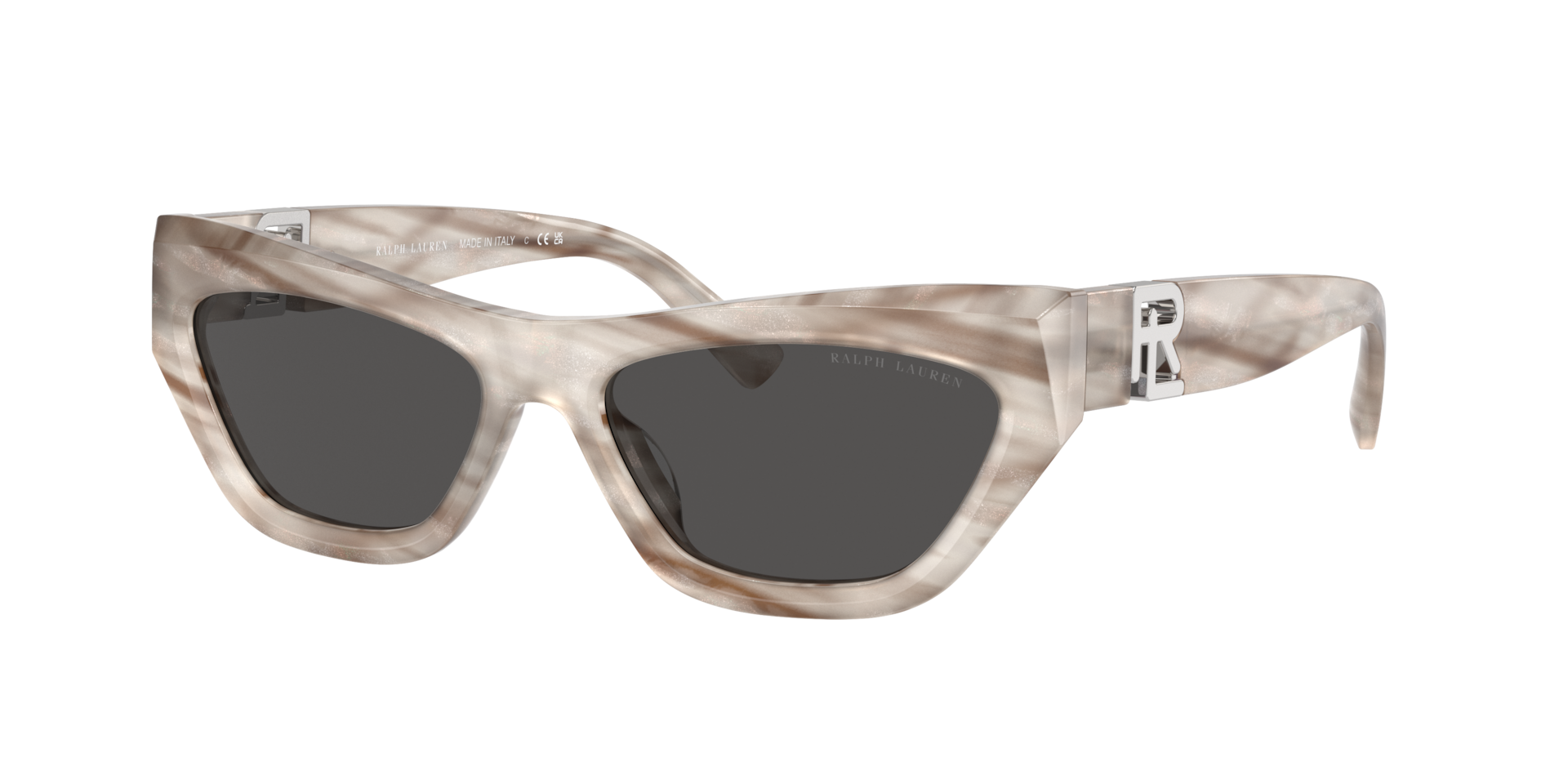 Ralph Lauren Femme Sunglass The Kiera - Couleur du Monture Rose hutre Couleur de Lentille Gris 118 €