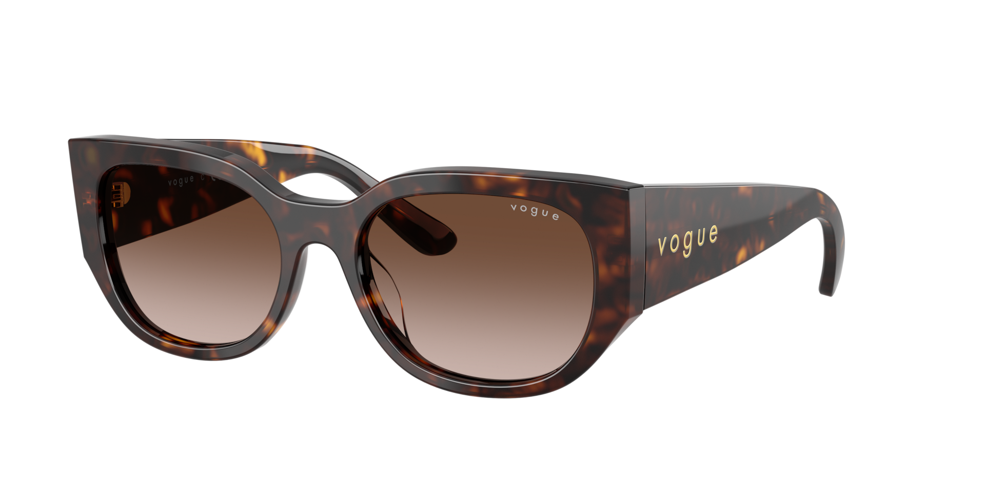 Vogue Eyewear Brown Woman Vo5641su W65613 Sunglasses Acetate Geometric Normal Shaded - Image 2