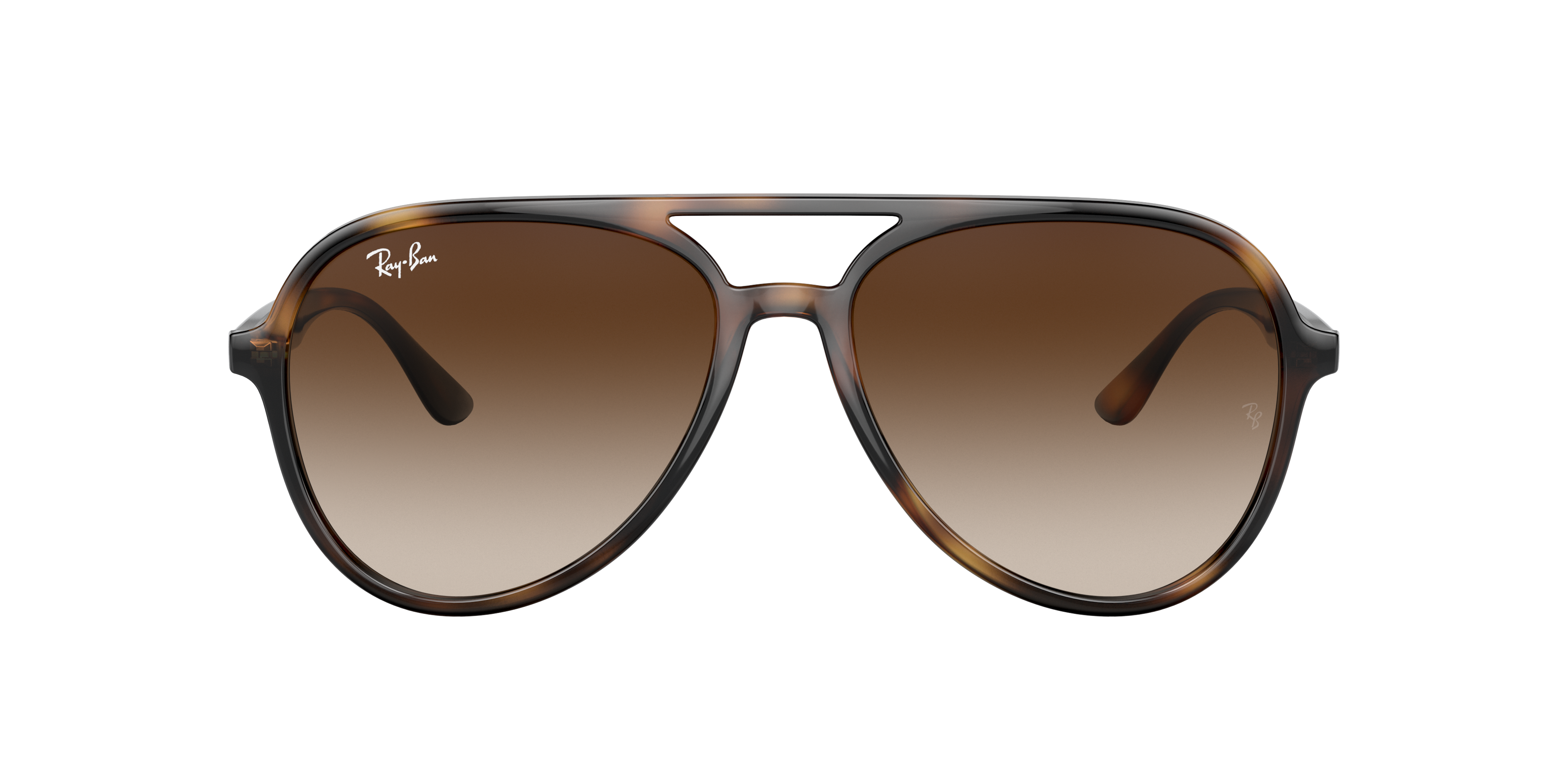 Ray-Ban RB4376 L (57 - 16) with Brown lenses and Tortoise frame