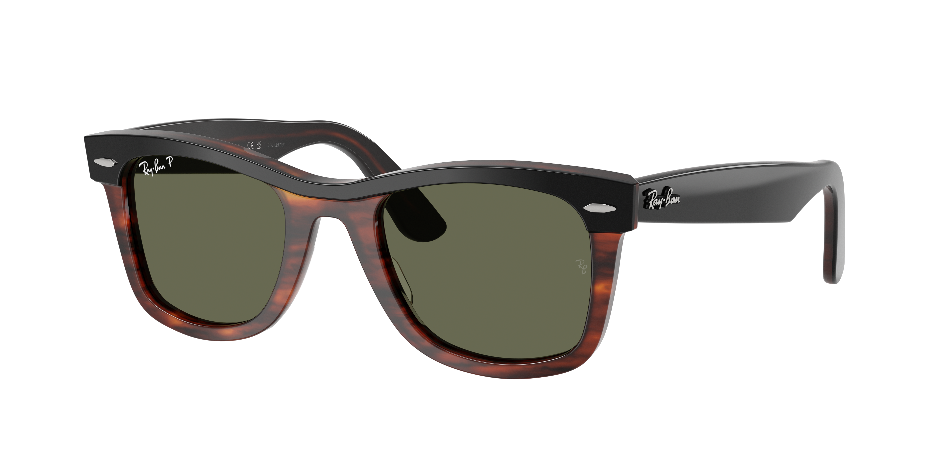 Ray-Ban Wayfarer Street Neat M (50 - 22) with Green lenses and