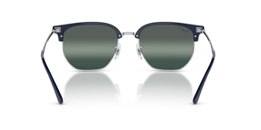 Ray-Ban New Clubmaster Polarized+ Lenses XL (53 - 20) with Blue