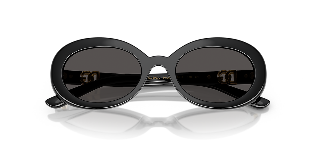 Dolce&Gabbana DX6007U M (49 - 19) with Grey lenses and Black frame