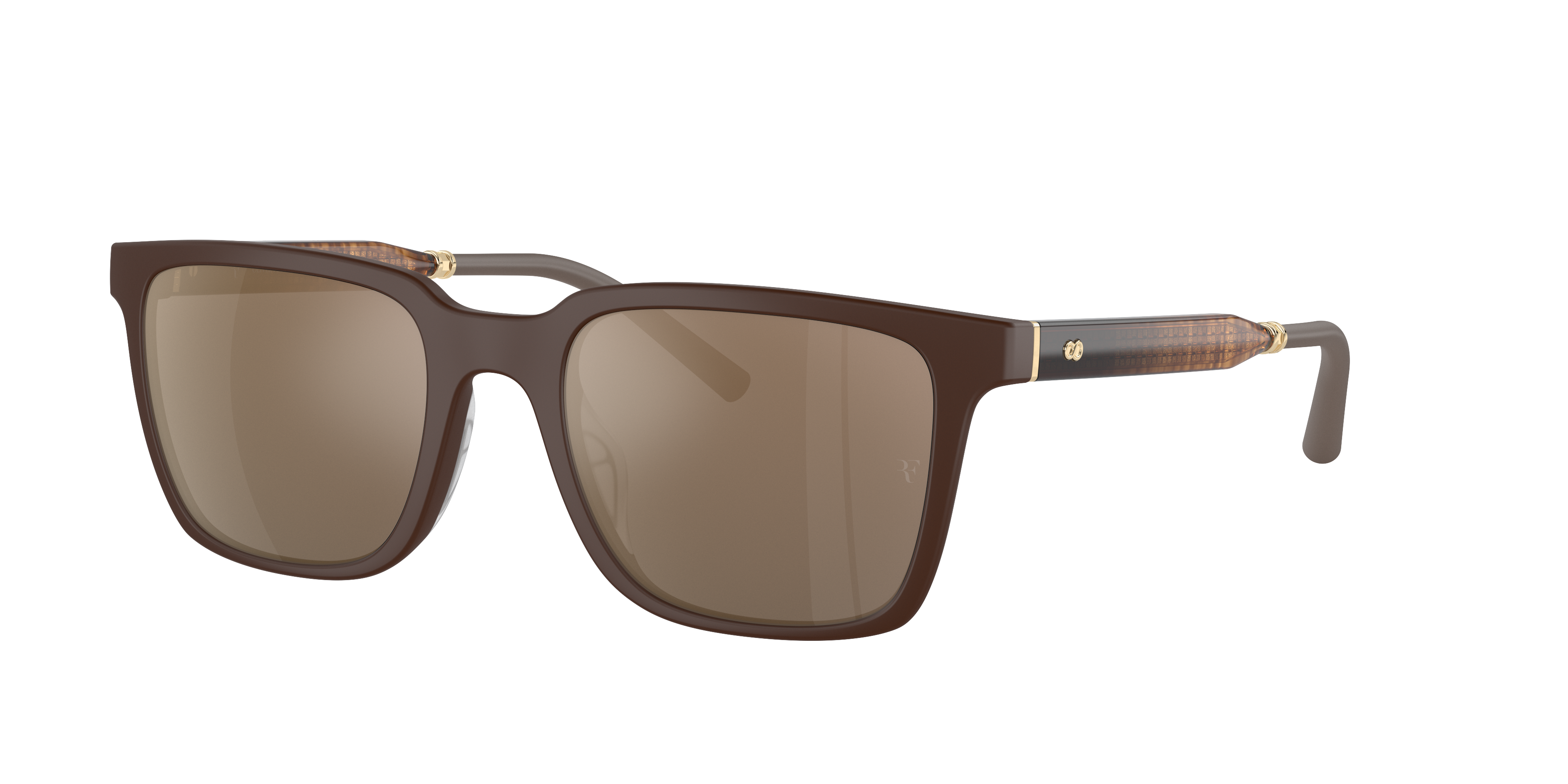 Oliver Peoples Man Sunglass OV5553SU Mr. Federer -  Frame color: Umber, Lens color: Desert Flash Mirror