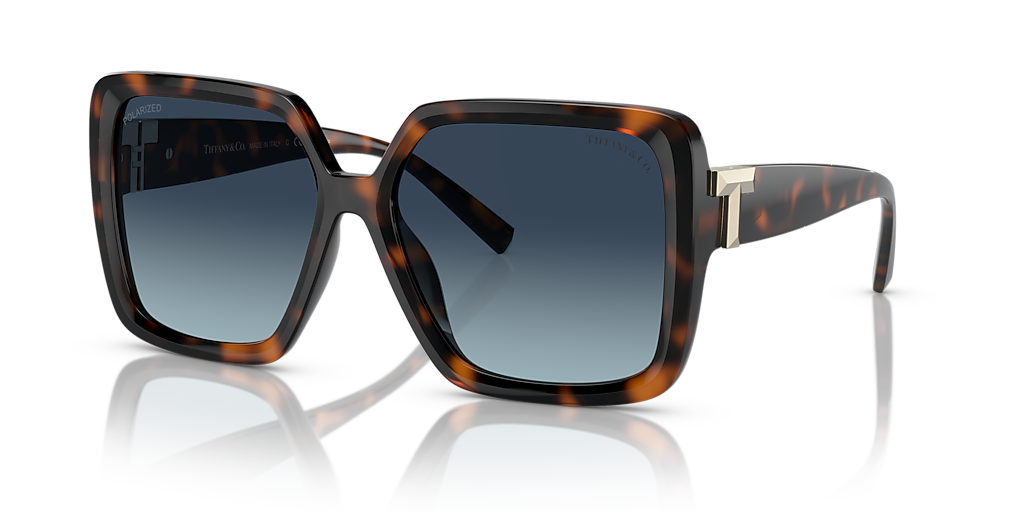 Tiffany & Co. TF4206U XL (58 - 16) with Blue lenses and Tortoise