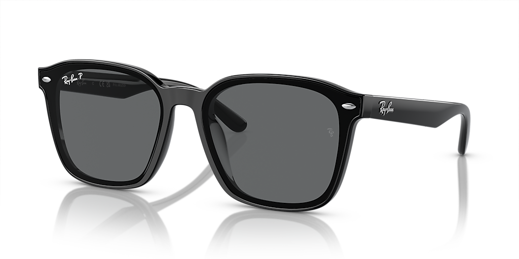 Ray-Ban グレー サングラス ケース付きRB4392D Ray-Ban RB4392D XXL (66 - 17) with Grey lenses and Black frame