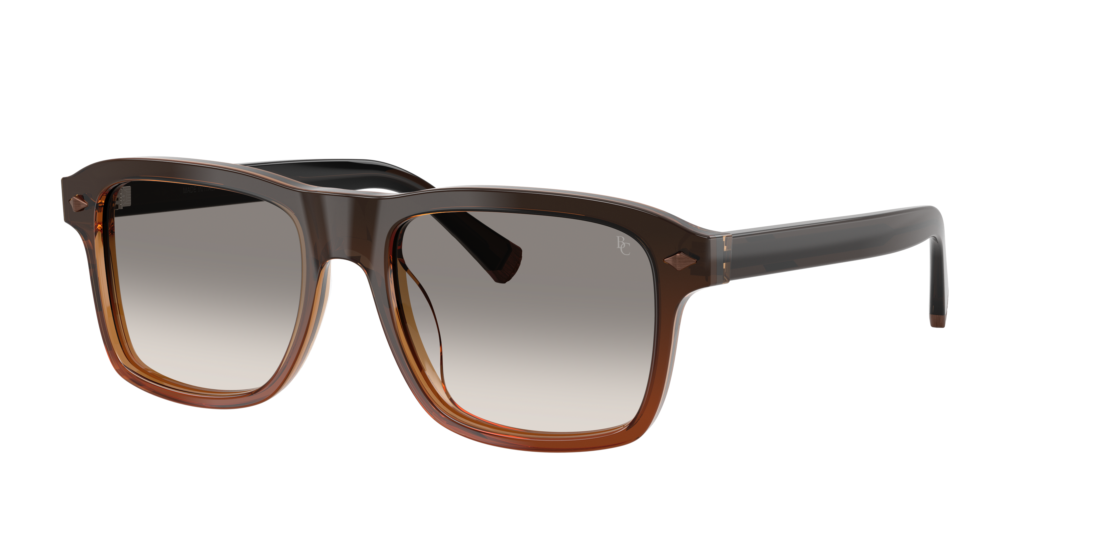 Brunello Cucinelli Man Sunglass BC4014S -  Frame color: Vintage Cognac, Lens color: Juta