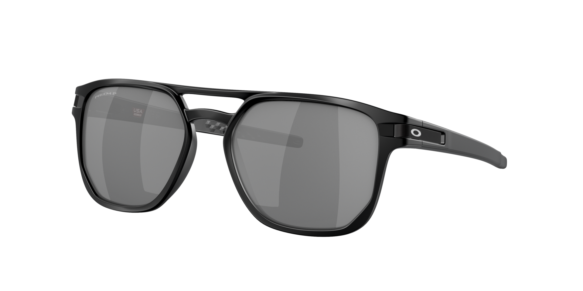 Oakley Mannelijk Sunglass Latch™ Beta - Framekleur: Matzwart, Lenskleur: Prizm zwart Polarized