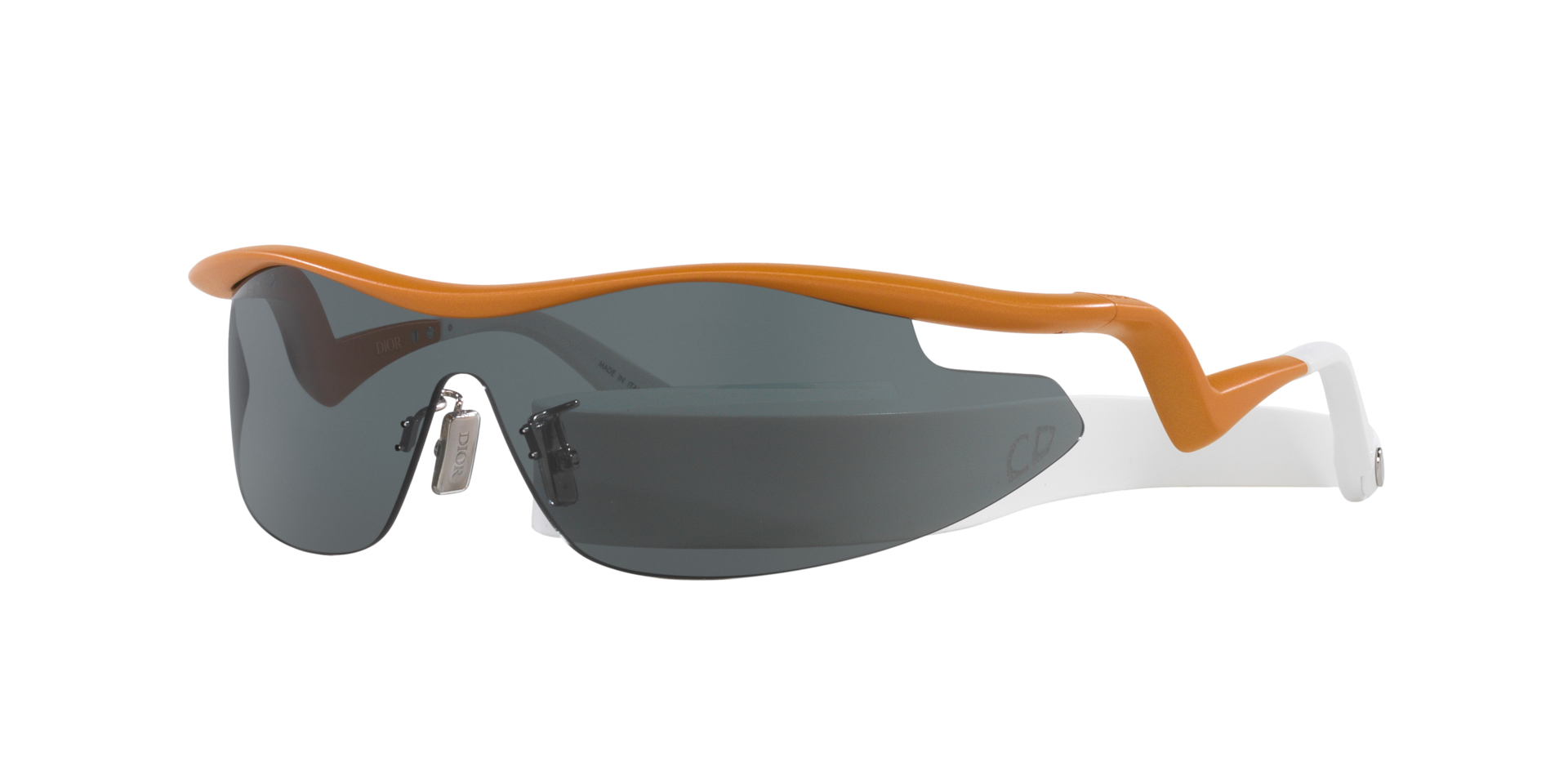 DIOR Man Sunglass Runindior S1U -  Frame color: Orange, Lens color: Smoke