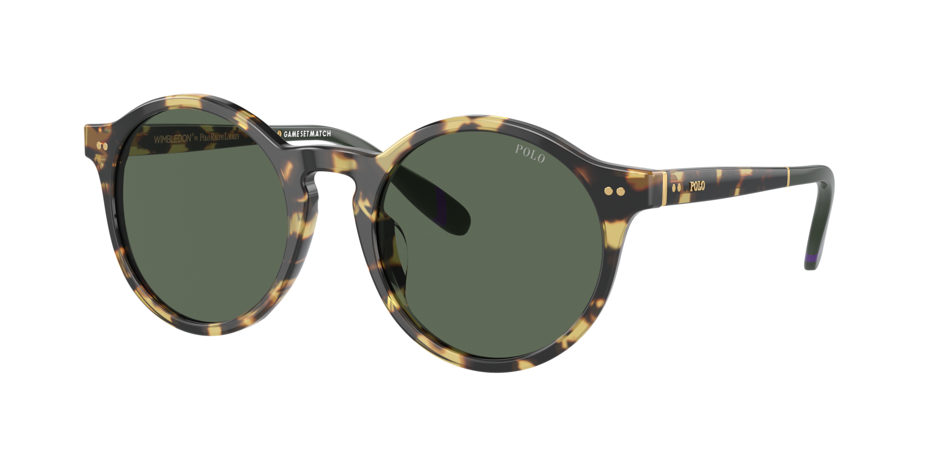Polo Ralph Lauren Man Sunglass PH4204U -  Frame color: Shiny Tortoise Brown, Lens color: Dark Green