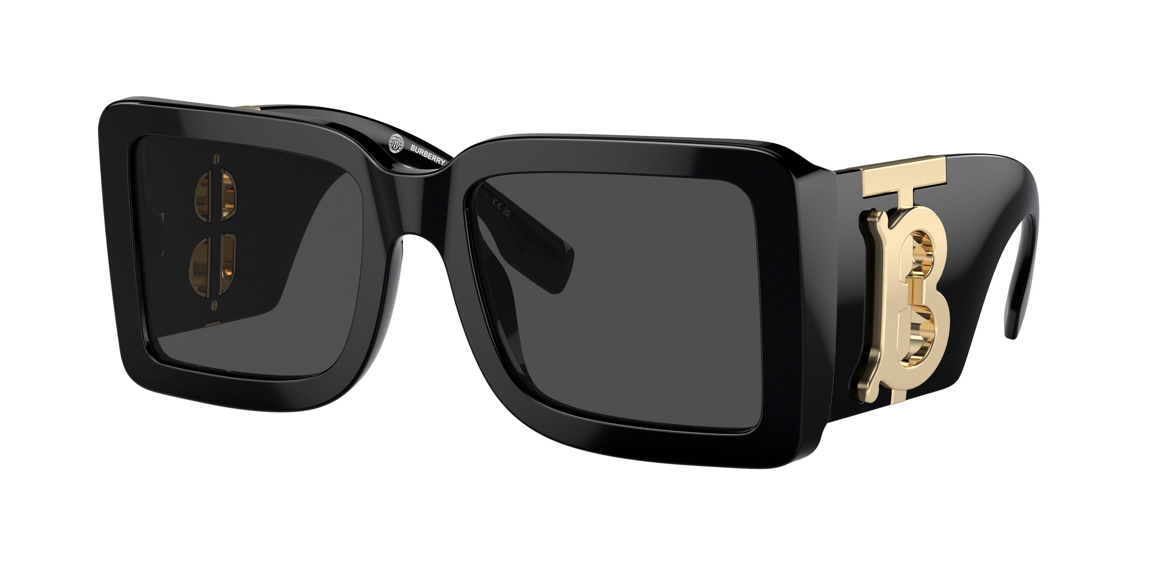 Burberry BE4406U L (55 - 20) with Grey lenses and Black frame