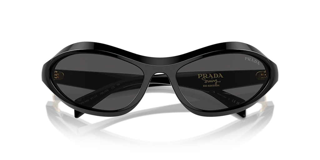 Prada PR A20S M (61 - 17) with Grey lenses and Black frame