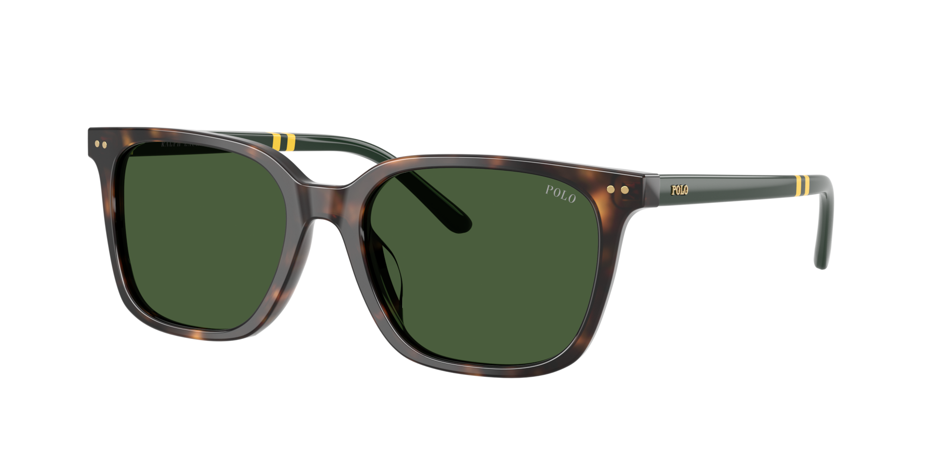 Polo Ralph Lauren Homme Sunglass PH4235U - Couleur du Monture: Havana foncé brillant, Couleur de Lentille: Vert bouteille