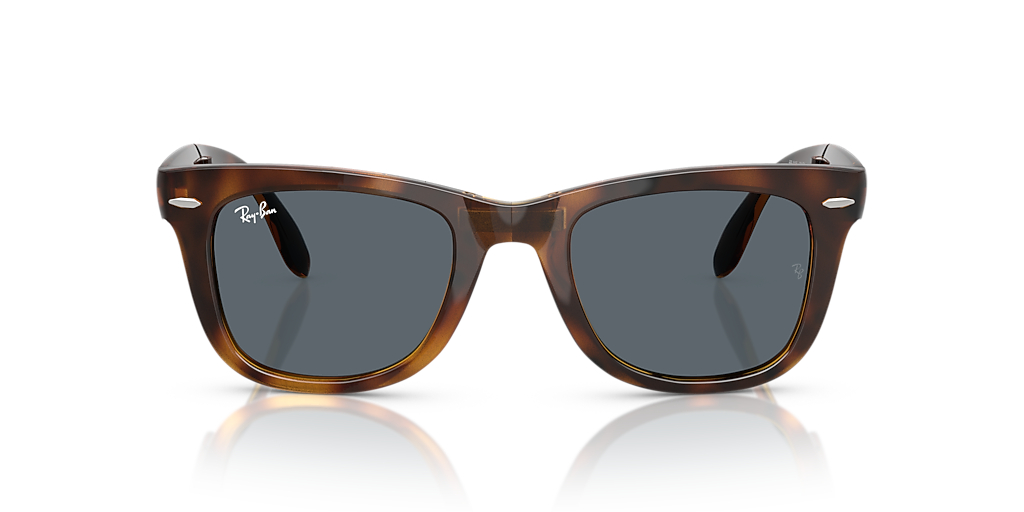 Ray-Ban Wayfarer Folding Classic L (50 - 22) with Blue lenses and