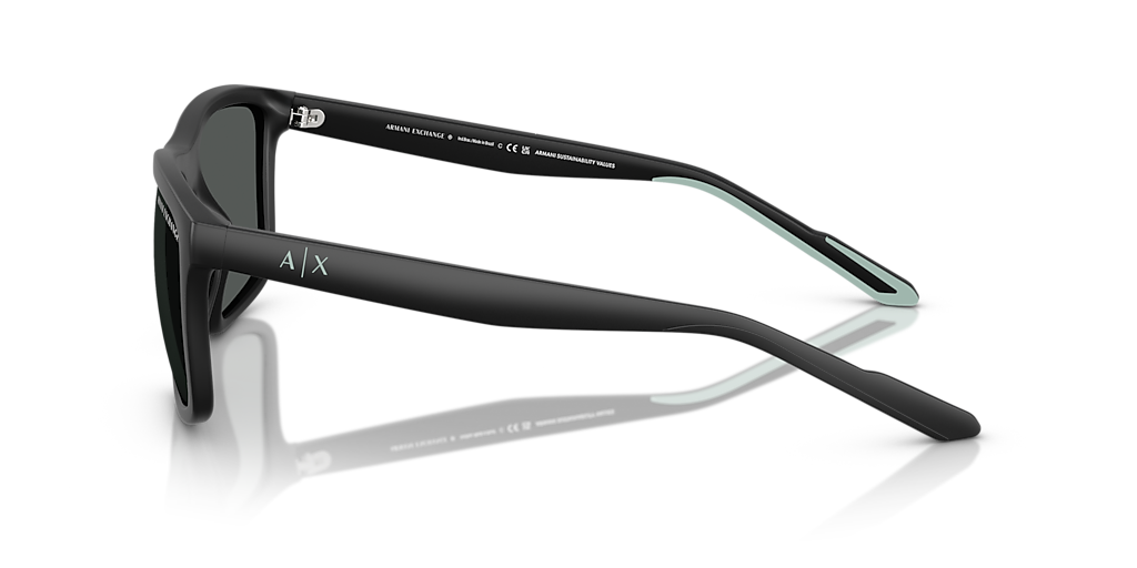amu Armani Exchange AX4149SU L (56 - 18) with Grey lenses and Black