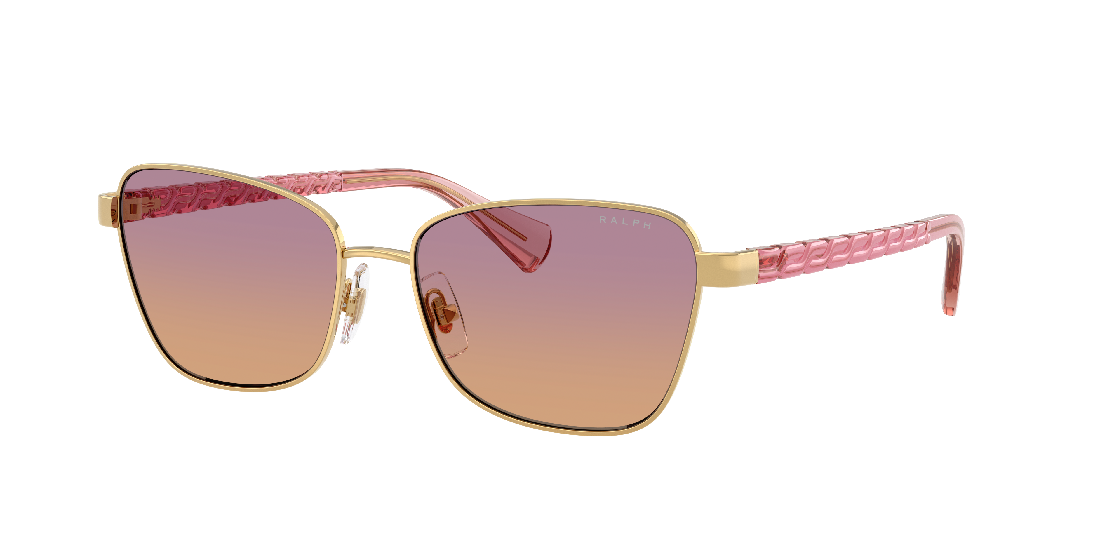 Ralph Woman Sunglass RA4149 -  Frame color: Shiny Gold, Lens color: Rose Gradient
