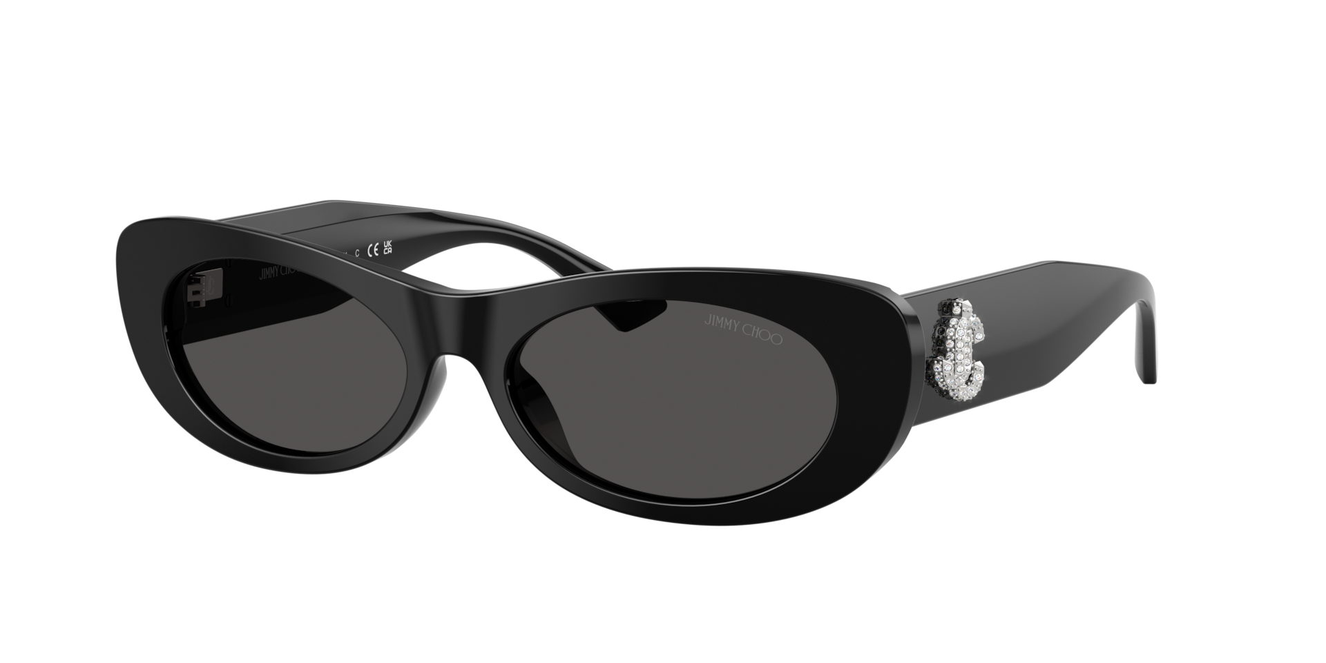 Jimmy Choo JC5038BU S (54 - 17) with Grey lenses and Black frame