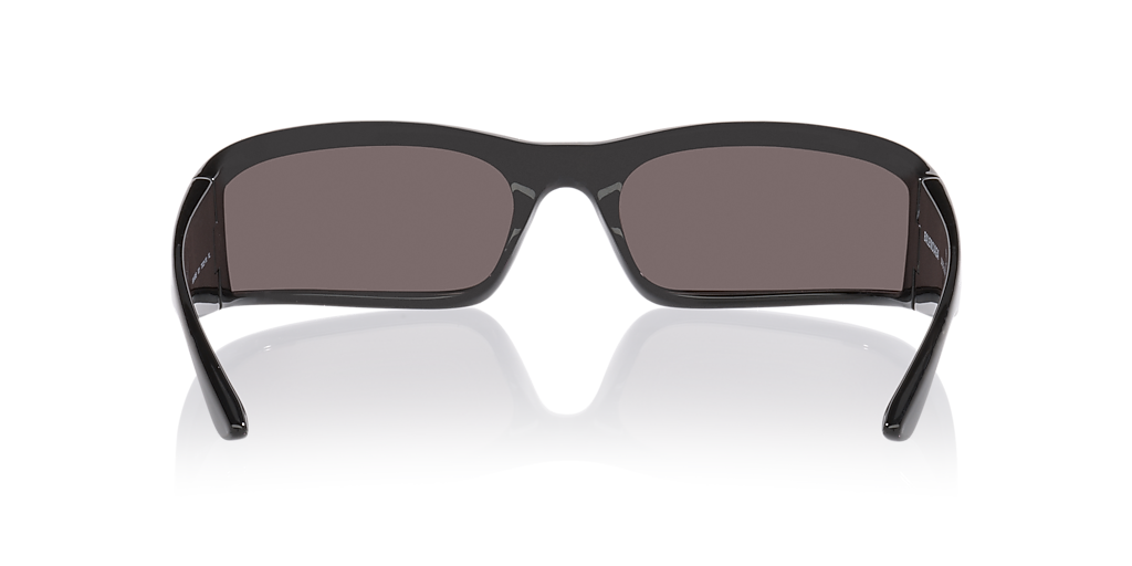 Balenciaga BB0458S XXL (73 - 173) with Grey lenses and Black frame