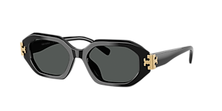 Tory Burch TY7222U M (52 - 20) with Grey lenses and Black frame