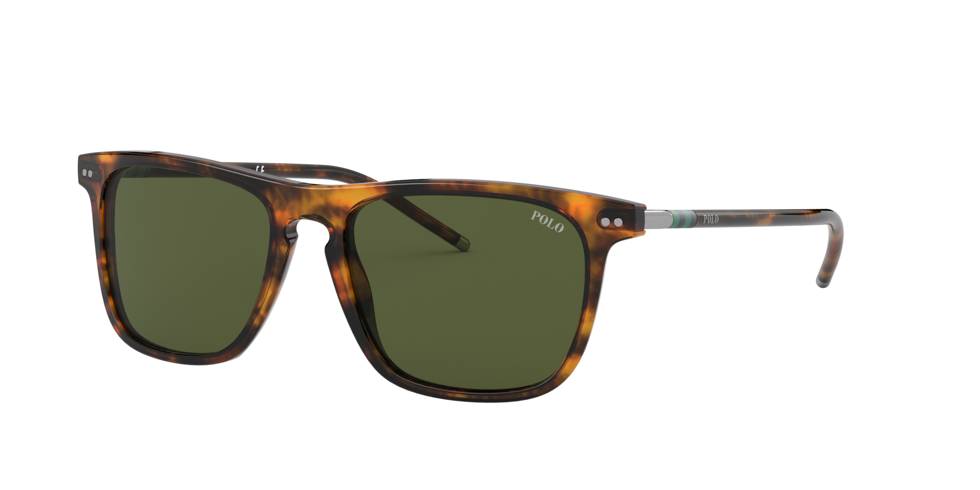 Polo Ralph Lauren Homme Sunglass PH4168 - Couleur du Monture: Havana Jerry brillant, Couleur de Lentille: Vert bouteille