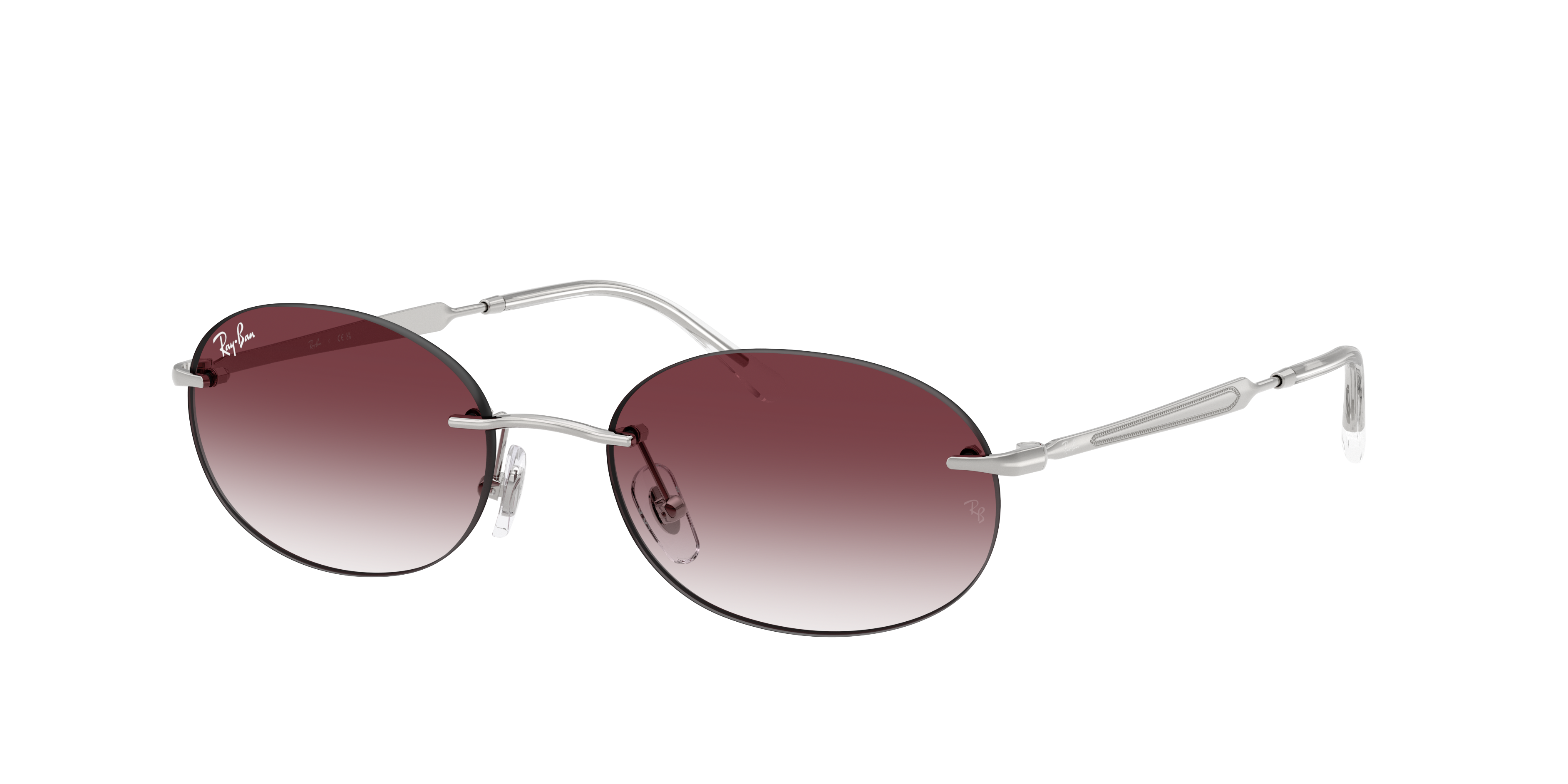 RayBan サングラス　レディース Ray-Ban RB3767 S (54 - 18) with Violet lenses and Silver frame
