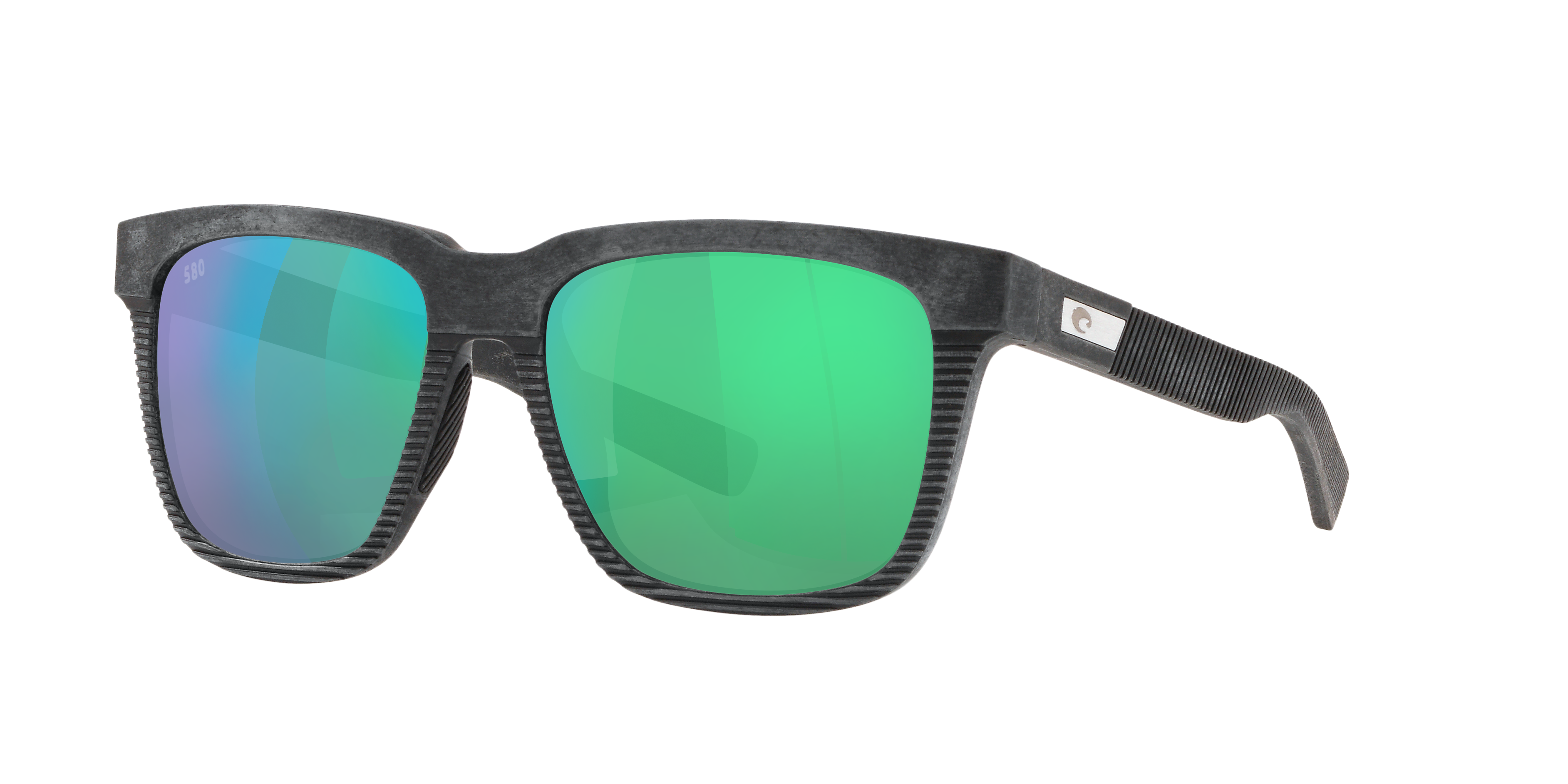 Costa Man Sunglass Pescador -  Frame color: Net Gray With Gray Rubber, Lens color: Green Mirror