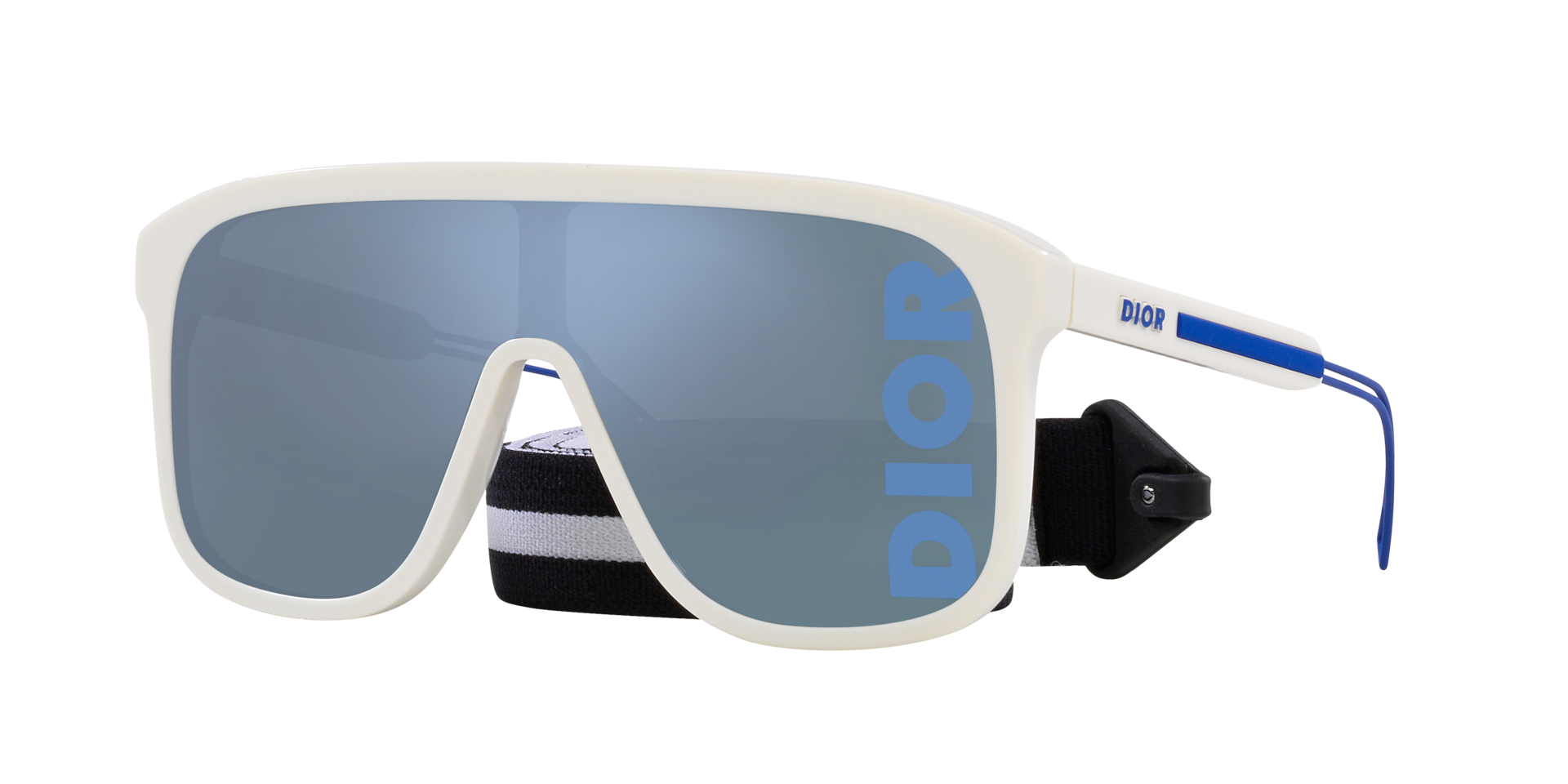 DIOR Man Sunglass Diorfastm1I -  Frame color: Ivory, Lens color: Blue