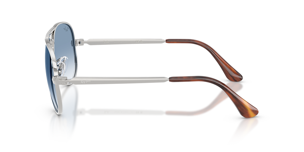 Ray-Ban AVIATOR MAX XL (58 - 16) with Blue lenses and Silver frame