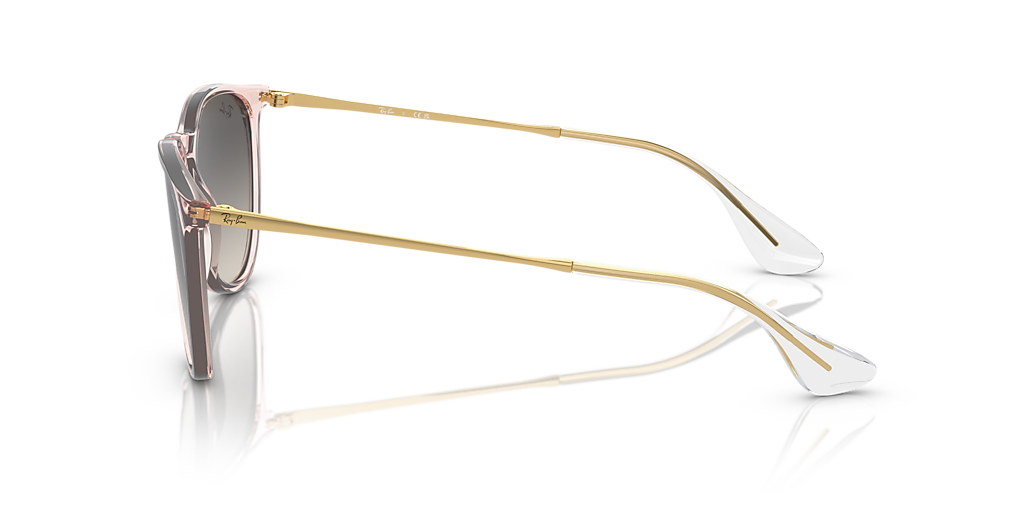 Ray-Ban Erika Classic M (54 - 18) with Grey lenses and Pink frame