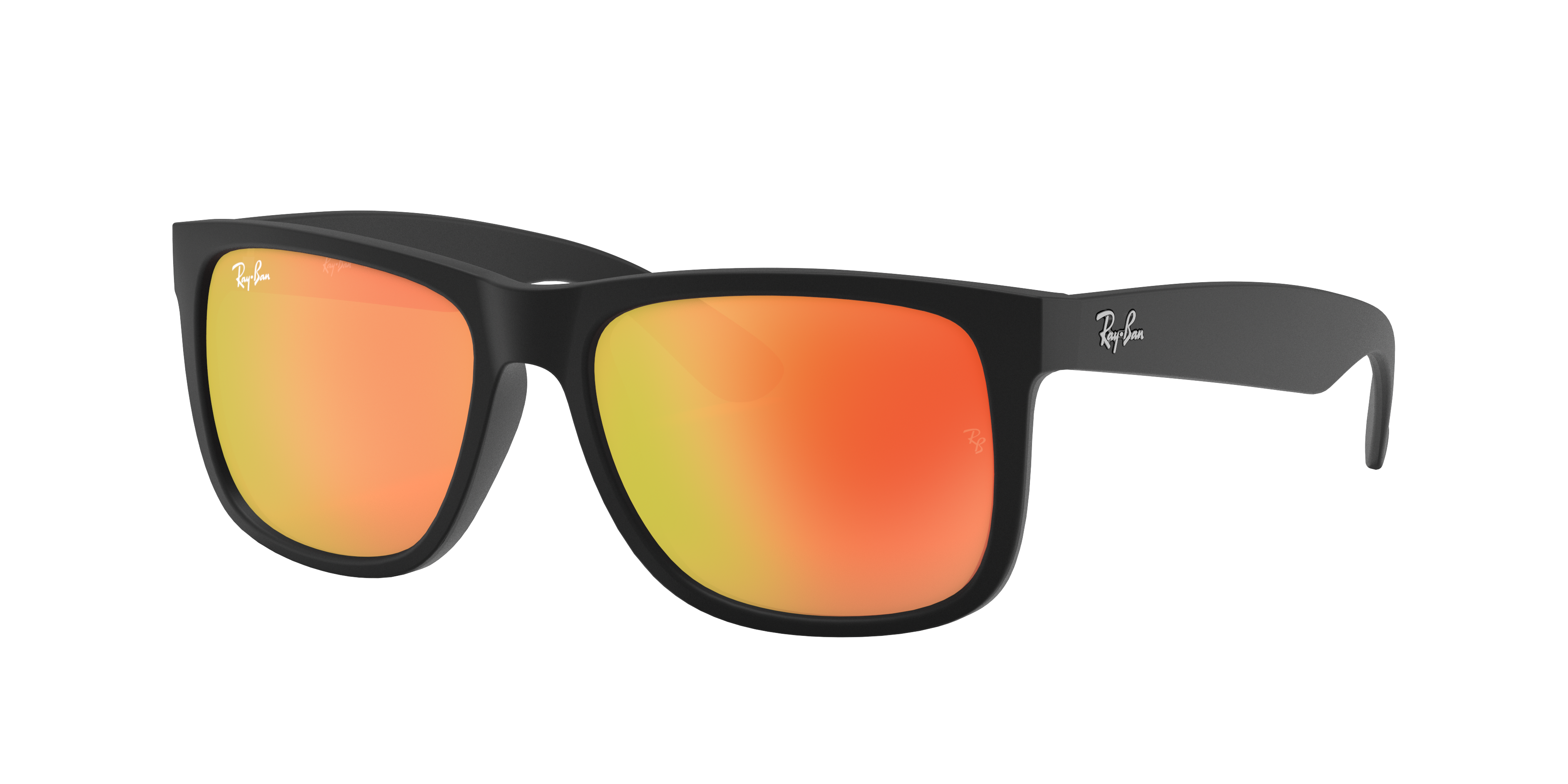 Ray-Ban Justin Color Mix S (54 - 16) with Red lenses and Black