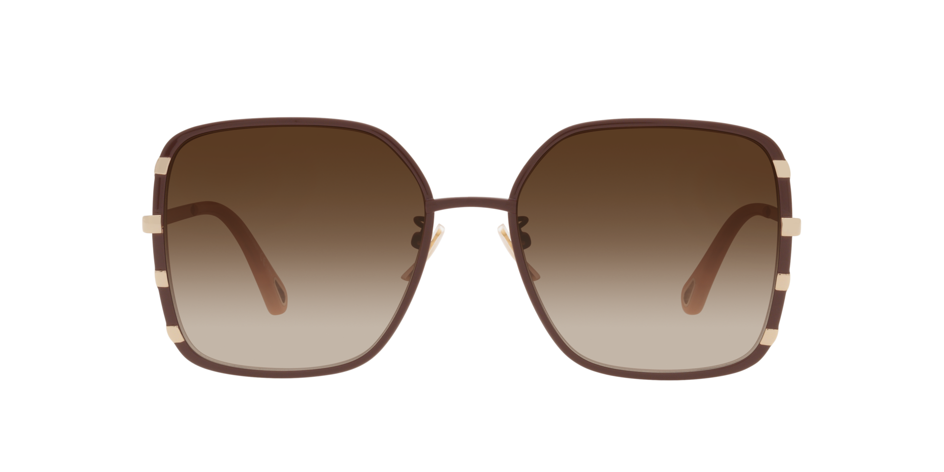 Chloé CH0143S XL (59 - 19) with Brown lenses and Gold frame