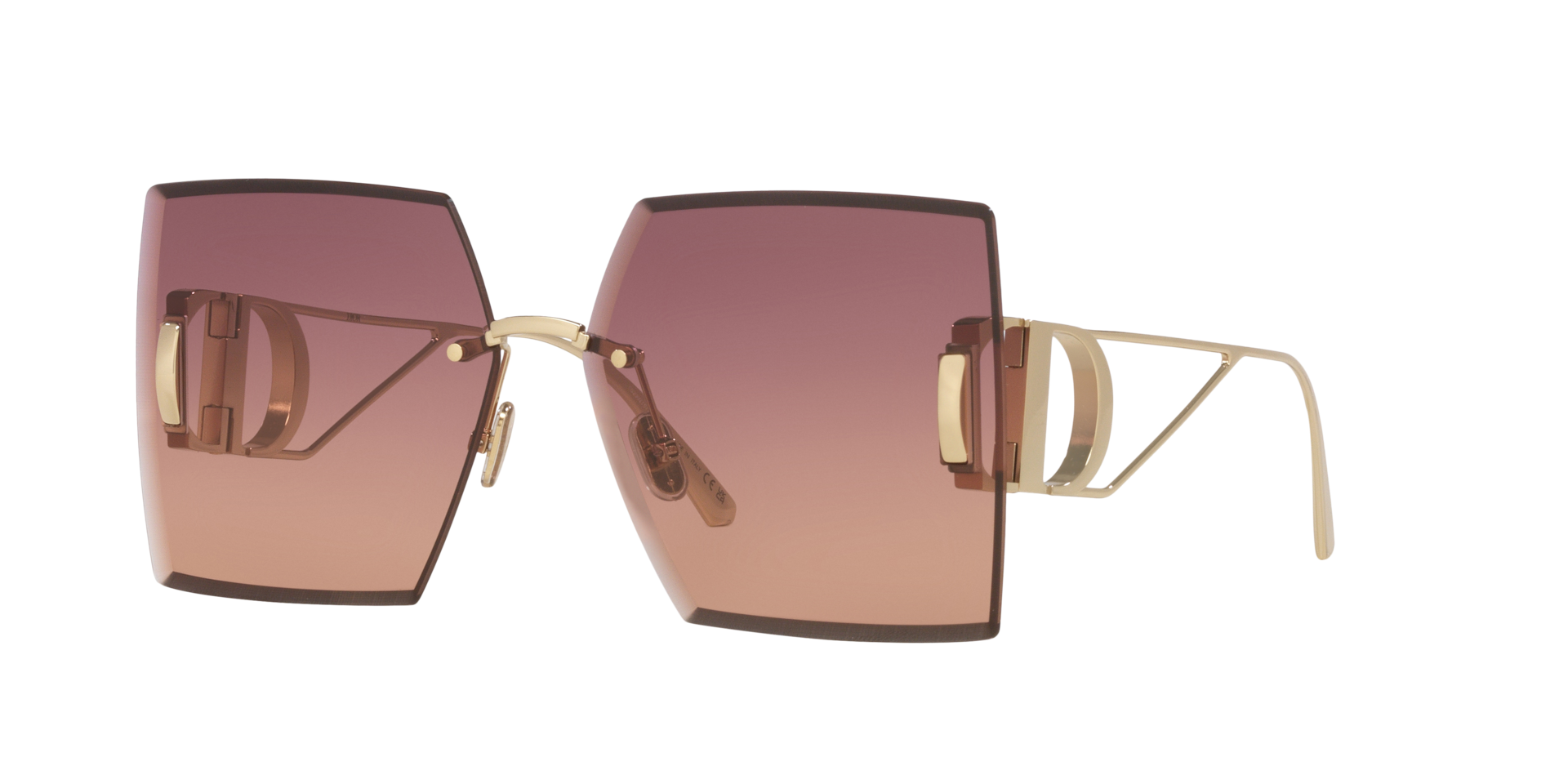 DIOR Woman Sunglass CD40101U -  Frame color: Gold, Lens color: Brown Gradient