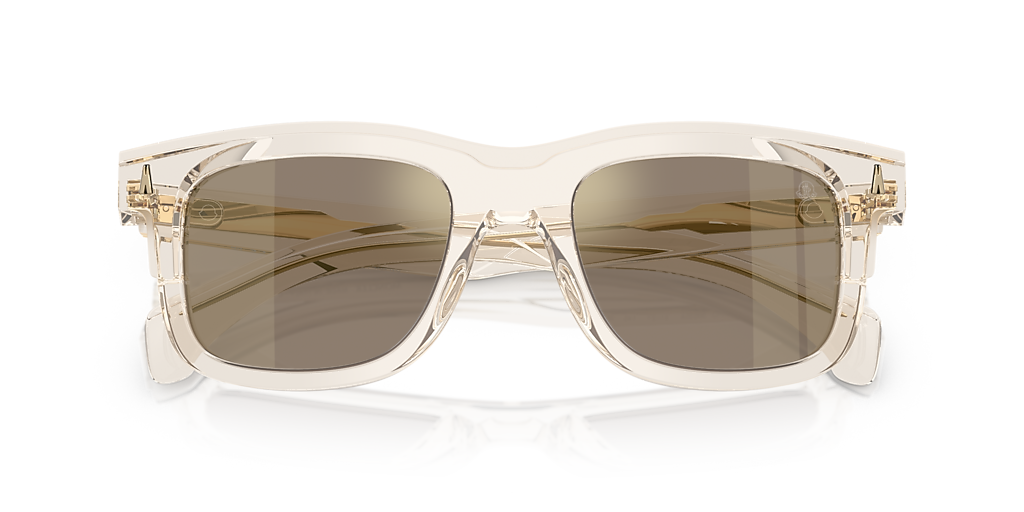 Moncler ME6004 Claro L (51 - 21) with Brown lenses and White frame