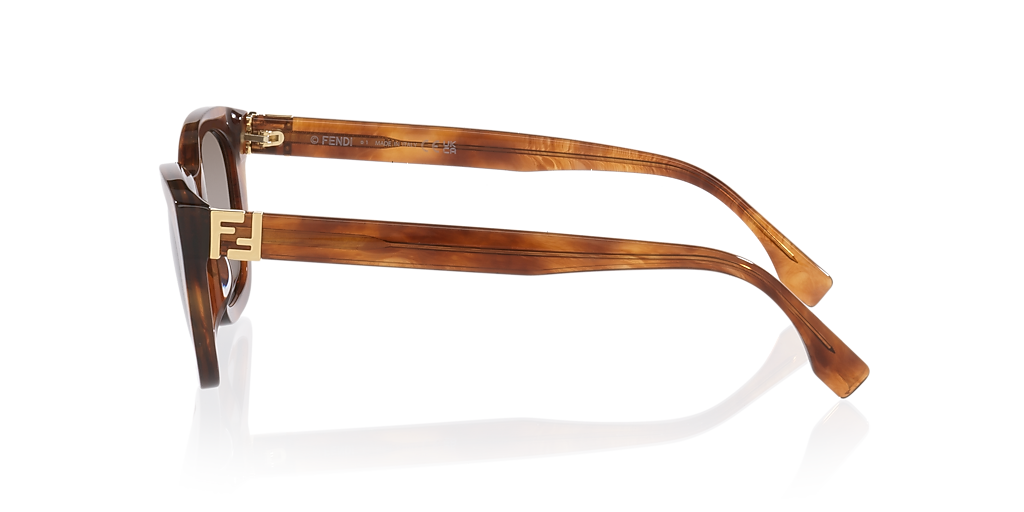 Fendi Forever Fendi FE40205I S (54 - 18) with Brown lenses and