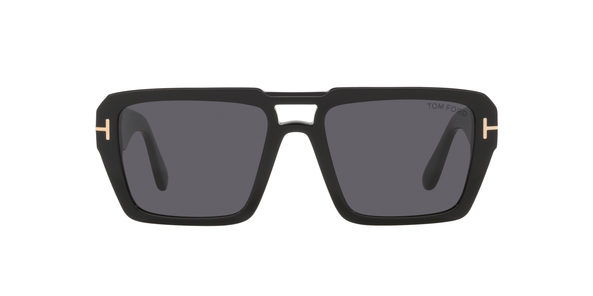 Tom Ford Redford TR XXL (56 - 19) with Grey lenses and Black frame