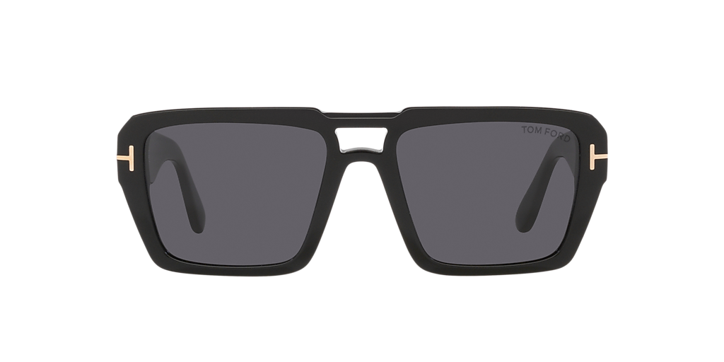 Tom Ford Redford TR XXL (56 - 19) with Grey lenses and Black frame