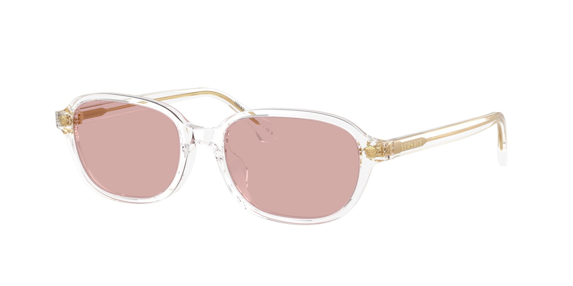 Versace , Sunglasses, Female, Gray, 53 Mm, Rectangle Sunglasses - Image 3