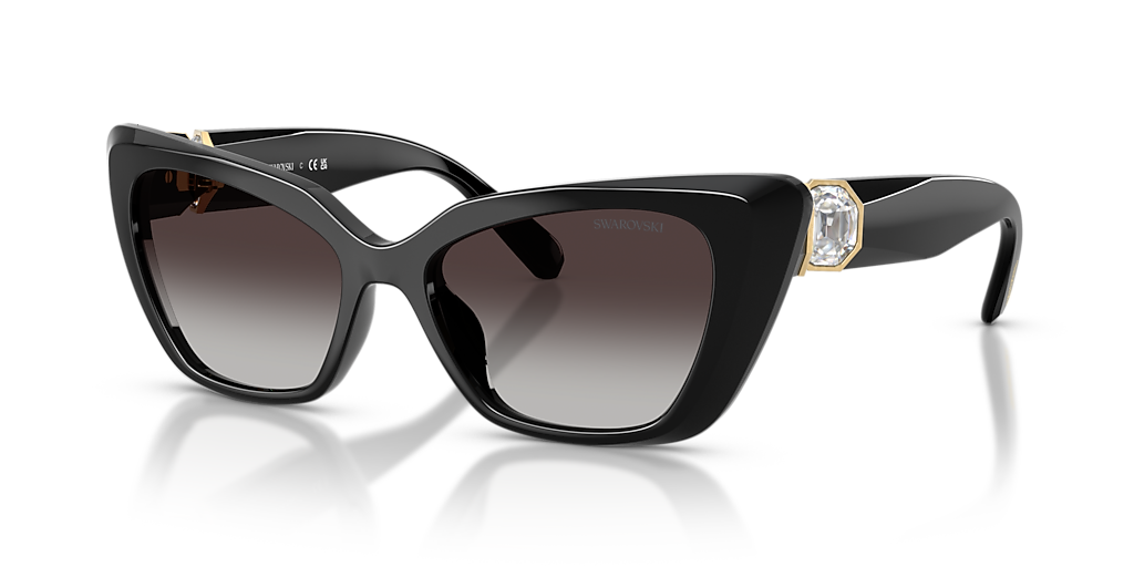 Swarovski SK6047 XS (54 - 17) with Grey lenses and Black frame