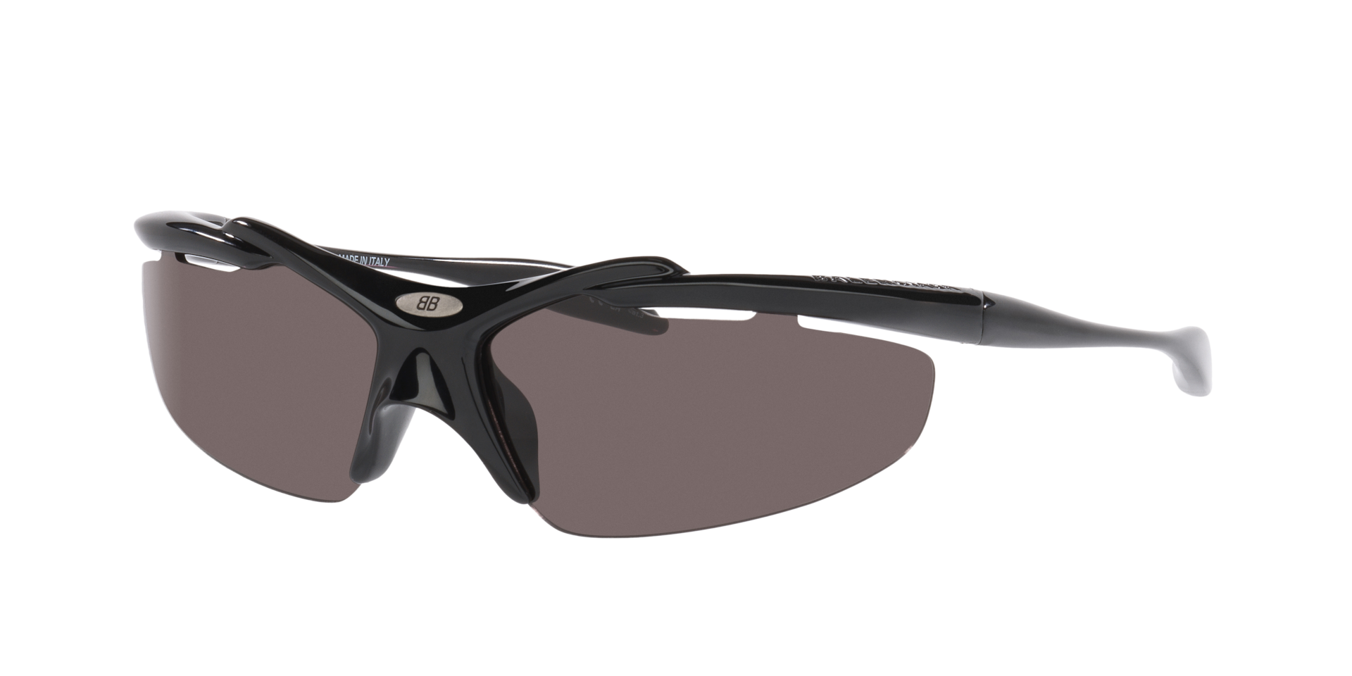 Balenciaga Unisex Sunglass Bb0464S - Rahmenfarbe: Schwarz, Linsenfarbe: Grau