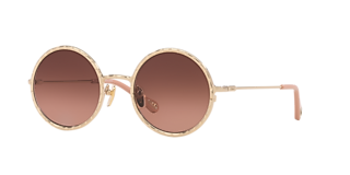 Chloé CH0031S L (56 - 19) with Blue lenses and Orange frame
