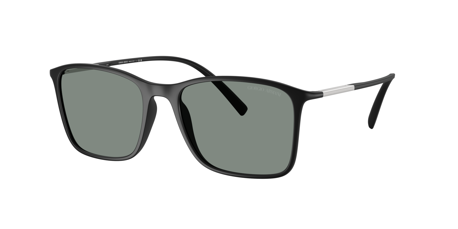 Giorgio Armani Man Sunglass AR8231U -  Frame color: Matte Black, Lens color: Grey