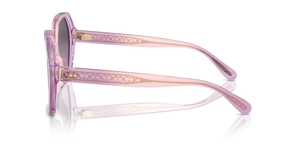 Coach CR615 L (56 - 18) with Violet lenses and Pink frame
