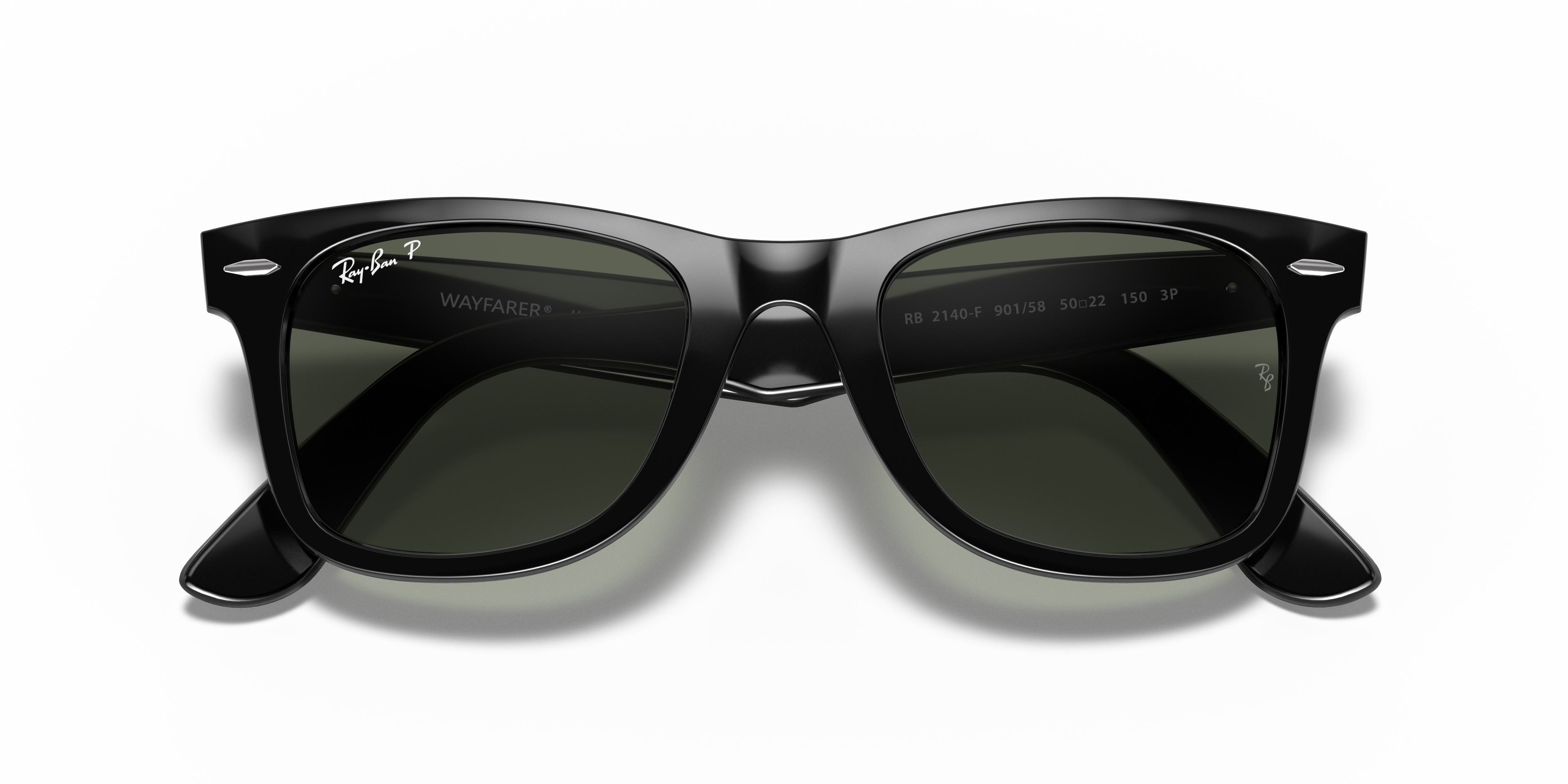 Ray-Ban Original Wayfarer Classic L (52 - 22) with Green lenses