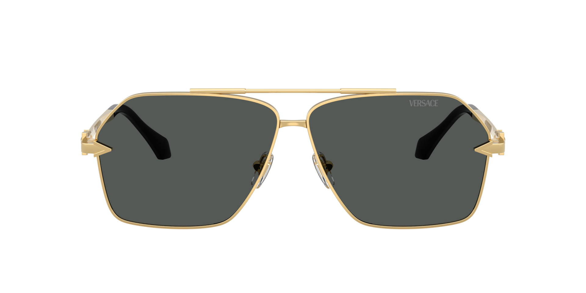 Versace VE2284 XXL (63 - 10) with Grey lenses and Gold frame